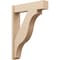 Ekena Millwork 8-in W x 34-in D x 46-in H Funston Block Rough Cedar Woodgrain TimberThane Outlooker, Primed Tan OUTUR080X34X46FST44RCPR - alternate 1